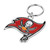 Tampa Bay Buccaneers NFL Football Stainless Steel Key Chain