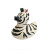 Zebra Rubber Duck Toy