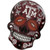 Texas A&M University Collegiate Sugar Skull Logo Lapel Pin - Close Up