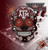 Texas A&M Aggies NCAA Sugar Skull Logo Lapel Pin - Displayed on a football themed gradient background