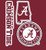Alabama Crimson Tide NCAA Decal 3 Pack