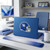 University Of Kentucky Football Helmet Vinyl Decal Sticker - Displayed on the back of a laptop