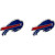 Buffalo Bills NFL Logo Post Earrings – Hypoallergenic Team Logo Studs