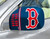 Boston Red Sox MLB Mirror Cover Set - Fits Mirrors Under 12" - 2‑Pack - Front View