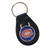 Montreal Canadiens NHL Black Leather Key Fob Keychain