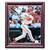 Chase Utley Philadelphia Phillies Baseball Action Batting Photo - Displayed in a team color wood frame
