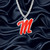 University Of Mississippi NCAA Charm Logo Necklace