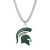 Michigan State Spartans NCAA Charm Logo Necklace