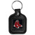 Boston Red Sox MLB Black Square Fob Keychain