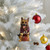 Washington Redskins German Shepherd Ornament Hanging in Christmas Tree