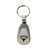 Texas Longhorns NCAA Brushed Metal Teardrop Keychain – Laser Etched Logo