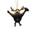 New Orleans Saints NFL Reindeer WR Player Ornament - Wearing Helmet and Jersey - with Saints Logo New Orleans Saints NFL Reindeer WR Player Ornament - Wearing Helmet and Jersey - with Saints Logo
