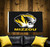 Missouri Tigers NCAA 3' x 5' Black Logo Flag- Indoors Above a Black Couch Missouri Tigers NCAA 3' x 5' Black Logo Flag- Indoors Above a Black Couch
