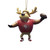 San Francisco 49ers NFL Reindeer QB Player Ornament - Wearing Helmet and Jersey San Francisco 49ers NFL Reindeer QB Player Ornament - Wearing Helmet and Jersey