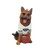 New York Jets NFL Dog Figurine Ornament - Shepherd - White Jersey - Green Stripes New York Jets NFL Dog Figurine Ornament - Shepherd - White Jersey - Green Stripes
