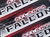Atlanta Falcons Football Wordmark Bumper Sticker Set - 3-Pack Vinyl Decals