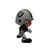 Las Vegas Raiders NFL 3" Wide Receiver Action Figure Toy (Black Jersey) - Right Side Profile Action Pose