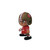San Francisco 49ers NFL 3" Wide Receiver Action Figure Toy (Scarlet Jersey) - Left Profile Action Pose
