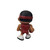 Miami Heat NBA 3" Action Figure Toy (Red Jersey) - Back view