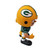 Green Bay Packers NFL 3" Wide Receiver Action Figure Toy (Green Jersey) - Right Profile
