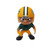 Green Bay Packers NFL 3" Wide Receiver Action Figure Toy (Green Jersey) - Front View