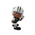 New York Jets NFL 3 Inch Wide Receiver Action Figure Toy (Green Jersey) - Action pose receiving a pass