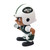 New York Jets NFL 3 Inch Wide Receiver Action Figure Toy (Green Jersey) - Left Profile