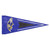 Baltimore Ravens Vinyl Pennant Flag – Embroidered Ravens Logo - Horizontal View