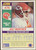 Naz Worthen - Kansas City Chiefs -1990 Score Card #476 - Back