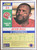 Kevin Ross - Kansas City Chiefs - 1990 Score Card #24 - Back