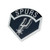 San Antonio Spurs NBA Black & Silver Triumph Logo Lapel Pin
