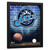 Utah Jazz Basketball Logo Photo Print - Displayed in a black wood frame