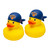 New York Knicks NBA Basketball Rubber Duck Set - 2 Pack Logo Rubber Ducks