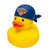 NY Knicks Blue & Orange Bandana Rubber Duck Toy