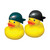Philadelphia Eagles NFL Rubber Duck Set - 2 Pack Logo Rubber Ducks