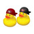 San Francisco 49ers NFL Rubber Duck Set - 2 Pack Logo Rubber Ducks