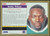 Bobby Wilson - Washington Redskins - 1991 Score Rookie NFL Football Card #606 - Back