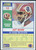 Art Monk - Washington Redskins - 1990 Score NFL Football Card #12 - Back