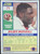 Wilber Marshall - Washington Redskins - 1990 Score NFL Football Card #71 - Back