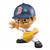 Boston Red Sox MLB 3" Pitcher Action Figure Toy (White Jersey) - Front View Showing Blue cap and white Jersey