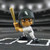 Chicago White Sox Baseball Batter Action Figure Toy (White Jersey) - In a batting pose on a baseball field