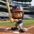 Atlanta Braves Baseball Action Figure Toy - Displayed in an action pose batting in a stadium