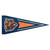 Chicago Bears NFL Blue & Orange Nylon Pennant Flag