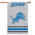 Detroit Lions 2 Sided Vertical Banner Flag