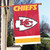 Kansas City Chiefs 2 Sided Vertical Banner Flag