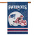New England Patriots 2 Sided Vertical Banner Flag