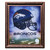 Denver Broncos NFL Helmet Logo Photo Print (8" x 10") - Displayed in an Orange color wood frame