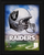 Las Vegas Raiders Football Helmet Logo Photo Print - Displayed in a black wood frame