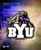 BYU - Brigham Young Cougars NCAA Logo Image - Navy Blue and Tan