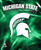 Michigan State Spartans Collegiate Logo Photo - 8" x 10" - Spartan Green Background Michigan State Spartans Collegiate Logo Photo - 8" x 10" - Spartan Green Background